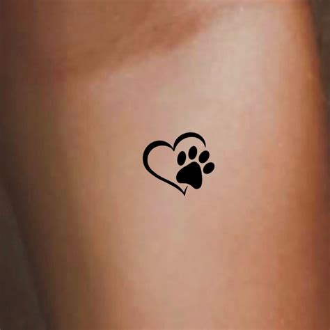 Pawprint Tattoo: One-of-a-Kind, Temporary Design for Pet Lovers